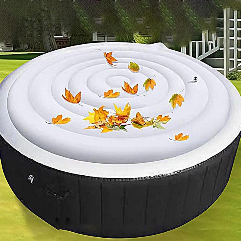Inflatable Hot Tub - เส้นผ่านศูนย์กลาง 145 ซม.Inflatable COVER ประหยัดพลังงานรอบ Hot