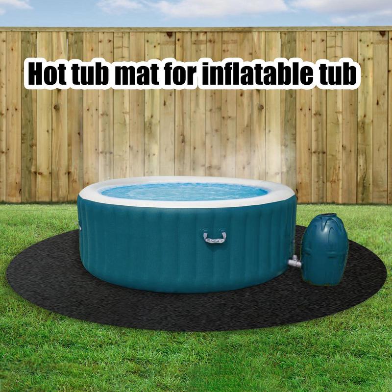 Inflatable Hot Tub - พรมห้องน้ำกันลื่นร้อนสำหรับอ่างสปาเป่าลมขนาด145นิ้วแผ่นปูพื้นกันน้ำกันลื่น