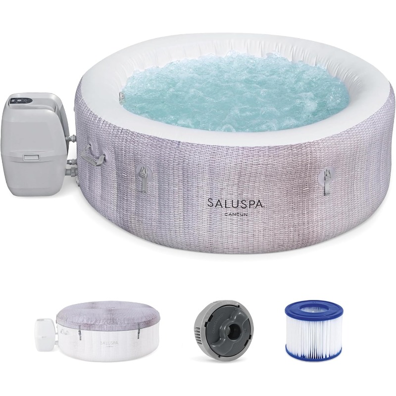 Inflatable Hot Tub - อ่างน้ำร้อนเป่าลม Bestway SaluSpa Cancun สำหรับ 2-4