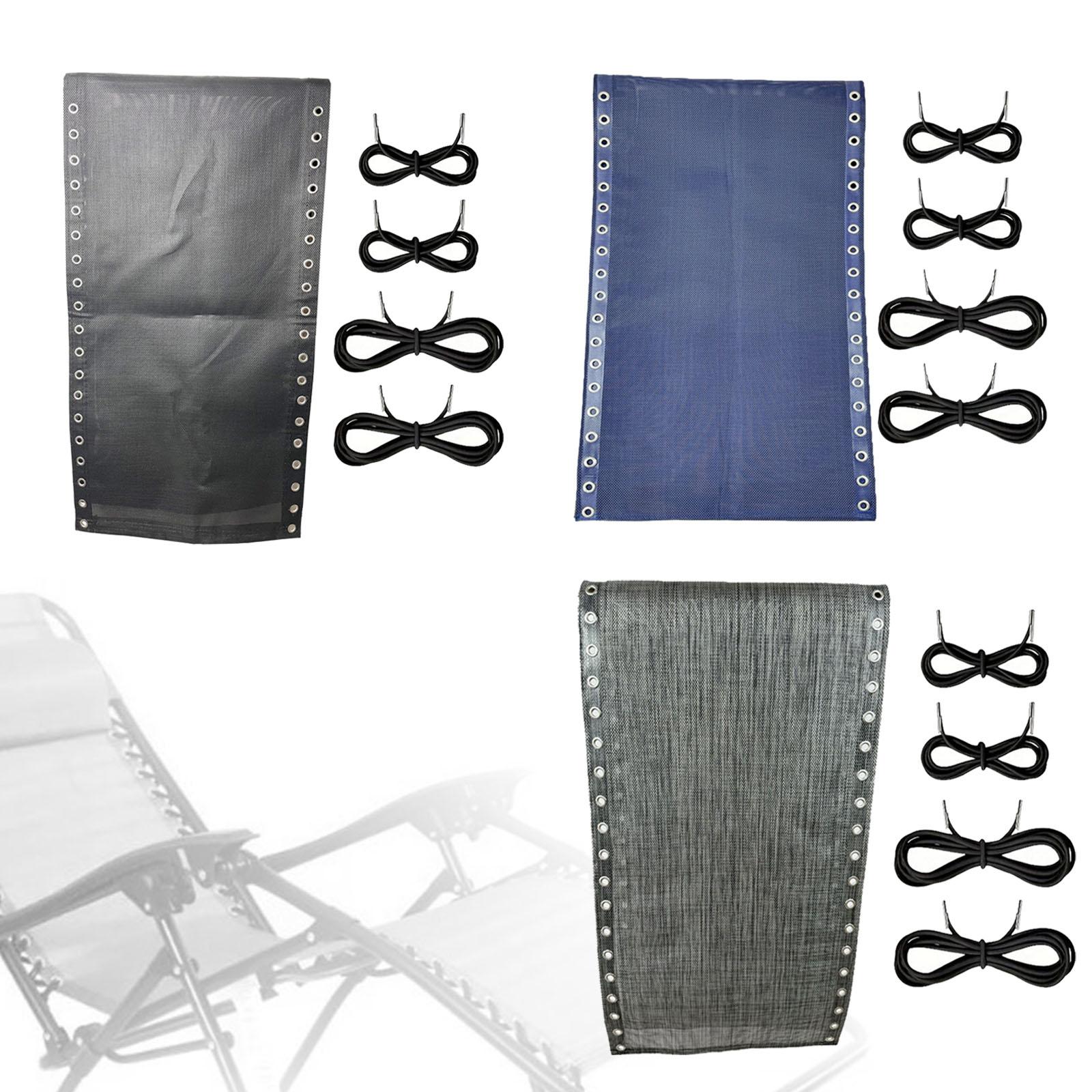 Outdoor Furniture Replacement Fabric - ผ้าคลุมเก้าอี้พักผ่อนกลางแจ้งแบบหนา ผ้าตาข่ายพับได้ ระบายอากาศได้ดี สำหรับเก้าอี้ระเบียงหรือที่นั่งบนระเบียง