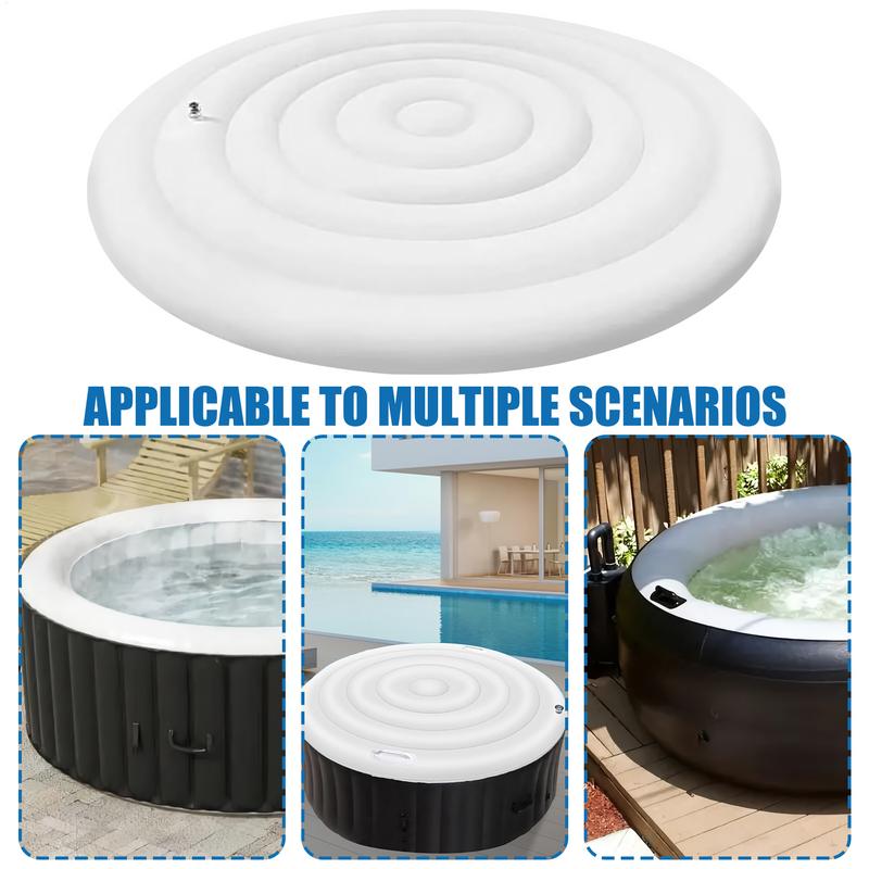 ฝาครอบอ่างน้ำร้อนแบบกลม ป้องกั - Inflatable Hot Tub บทวิจารณ์และราคา