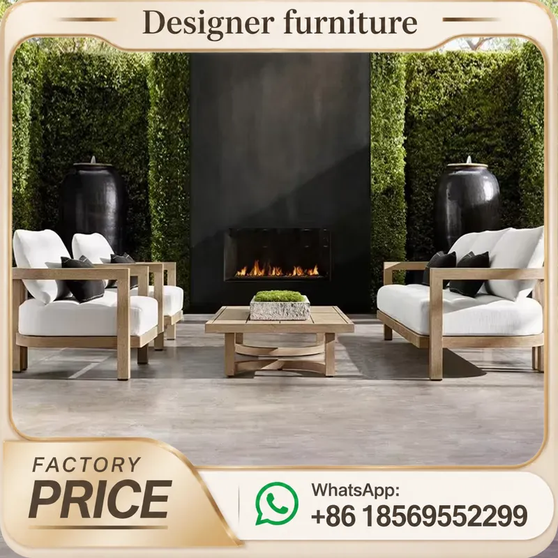 ชุดโซฟาไม้สักกันน้ำสำหรับใช้งา - Outdoor Furniture Teak บทวิจารณ์และราคา