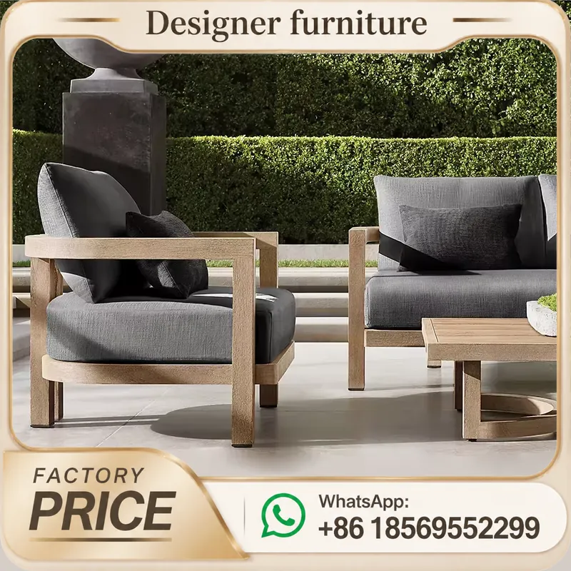 ชุดโซฟาไม้สักกันน้ำสำหรับใช้งา - Outdoor Furniture Teak บทวิจารณ์และราคา