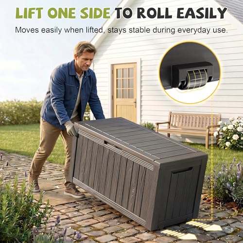 กล่องเก็บของกลางแจ้งกันน้ำทำจา - Outdoor Furniture Patio บทวิจารณ์และราคา