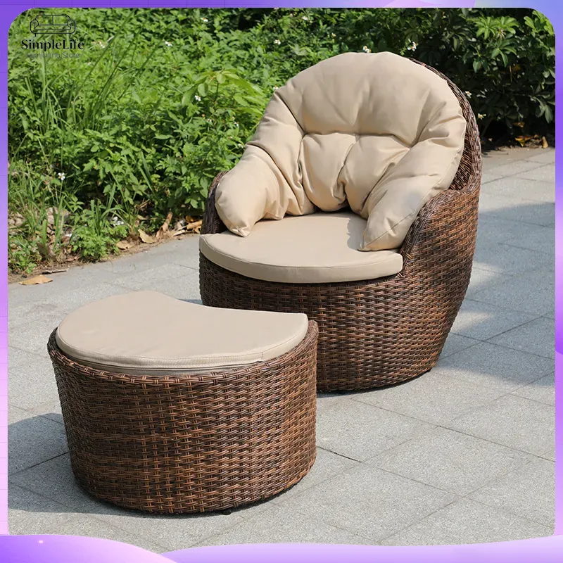 ชุดโซฟาหวายสำหรับระเบียงขนาดเล - Rattan Lounge Set บทวิจารณ์และราคา