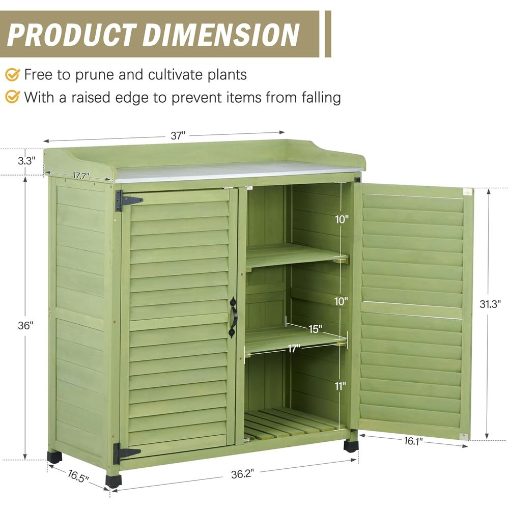 โต๊ะปลูกต้นไม้กลางแจ้งพร้อมท็อ - Garden Bench Metal บทวิจารณ์และราคา