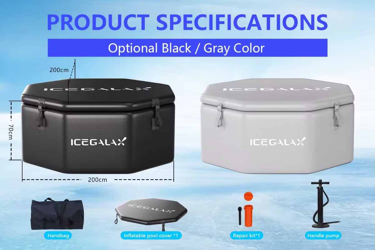 อ่างอาบน้ำพับได้ Yacusie สำหรั - Inflatable Hot Tub บทวิจารณ์และราคา
