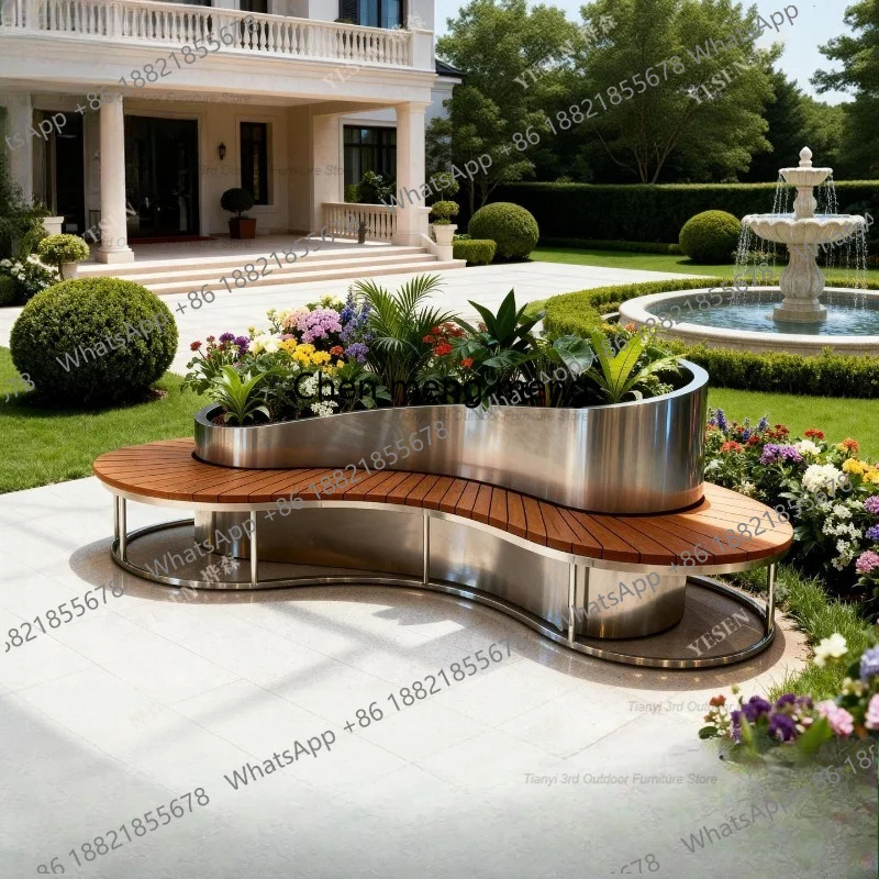 กล่องปลูกต้นไม้สแตนเลส D80 พร้ - Garden Bench Metal บทวิจารณ์และราคา