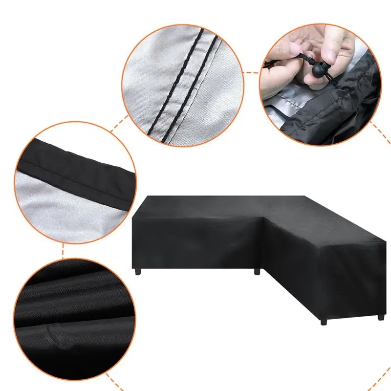 ผ้าคลุมเฟอร์นิเจอร์รูปตัววีสำห - Outdoor Furniture Patio บทวิจารณ์และราคา