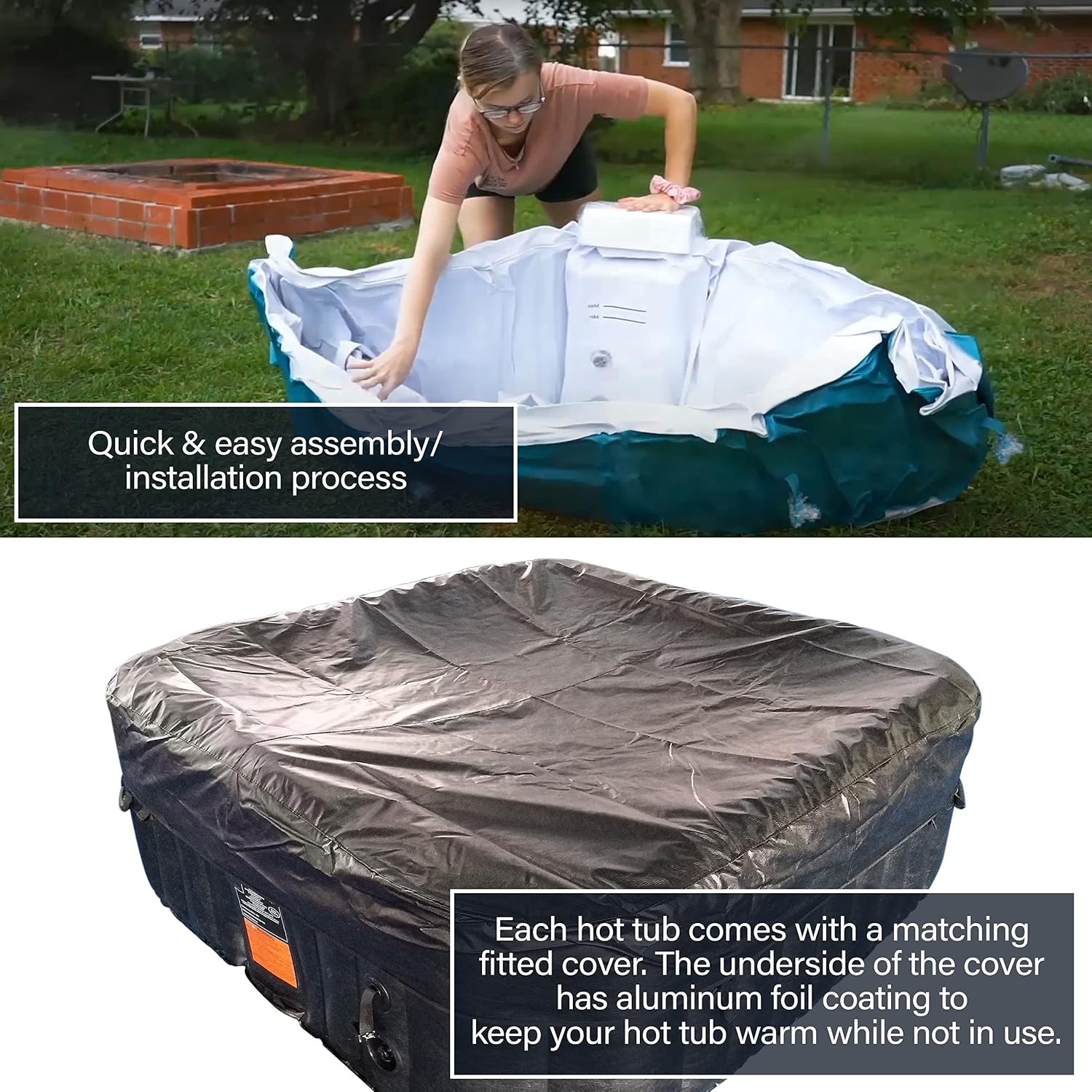 อ่างน้ำร้อนพกพาแบบเป่าลมได้, พ - Inflatable Hot Tub บทวิจารณ์และราคา