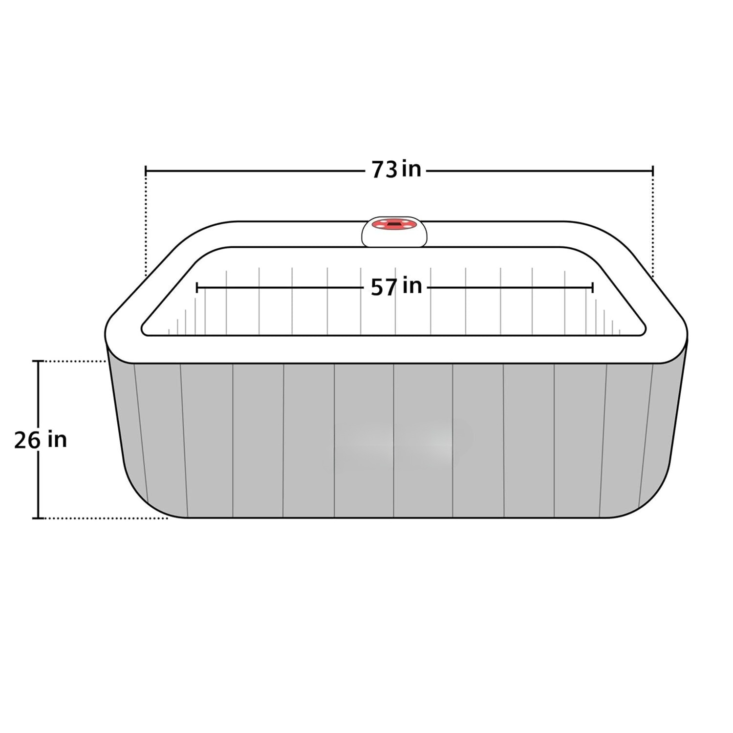 อ่างน้ำร้อนพกพาแบบเป่าลมได้, พ - Inflatable Hot Tub บทวิจารณ์และราคา