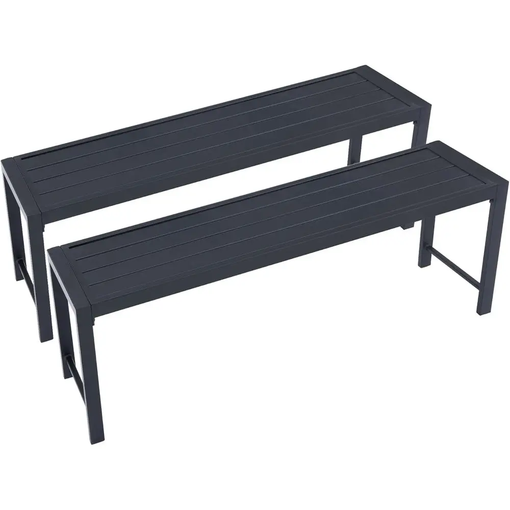 ชุด 2 ตัว, ม้านั่งโลหะกลางแจ้ง - Garden Bench Metal บทวิจารณ์และราคา