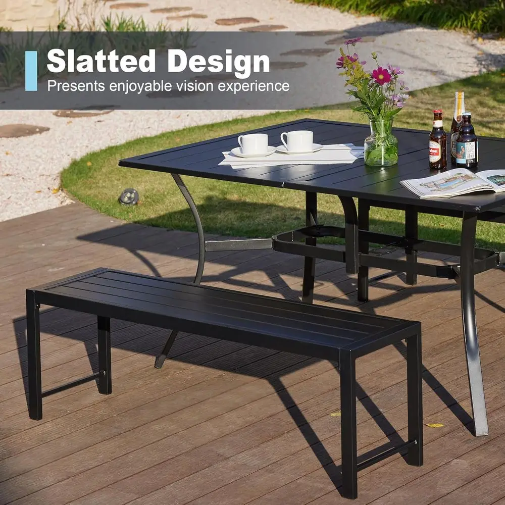 ชุด 2 ตัว, ม้านั่งโลหะกลางแจ้ง - Garden Bench Metal บทวิจารณ์และราคา