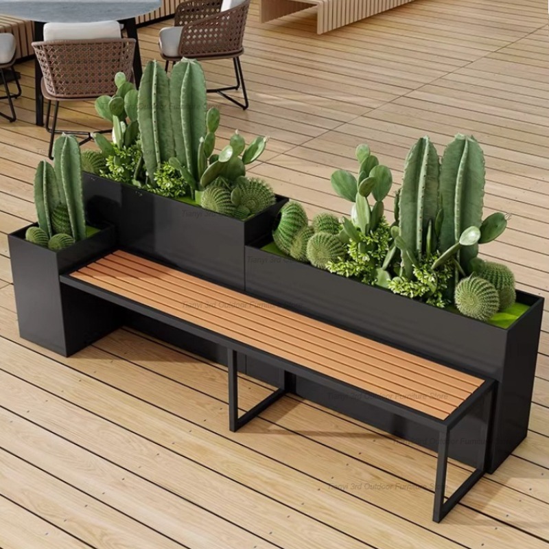 ม้านั่งปลูกต้นไม้สแตนเลสสไตล์น - Garden Bench Metal บทวิจารณ์และราคา
