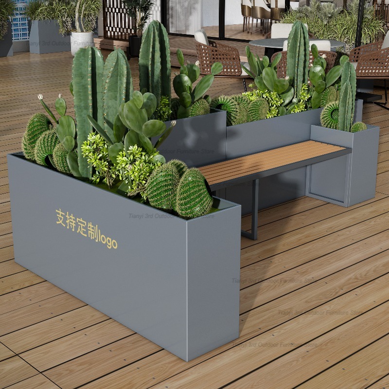ม้านั่งปลูกต้นไม้สแตนเลสสไตล์น - Garden Bench Metal บทวิจารณ์และราคา