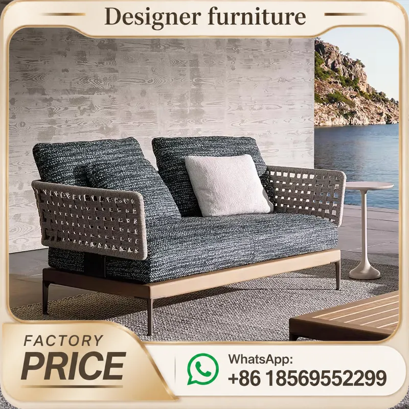 ชุดโซฟาถักเชือกสำหรับกลางแจ้ง  - Outdoor Furniture Teak บทวิจารณ์และราคา