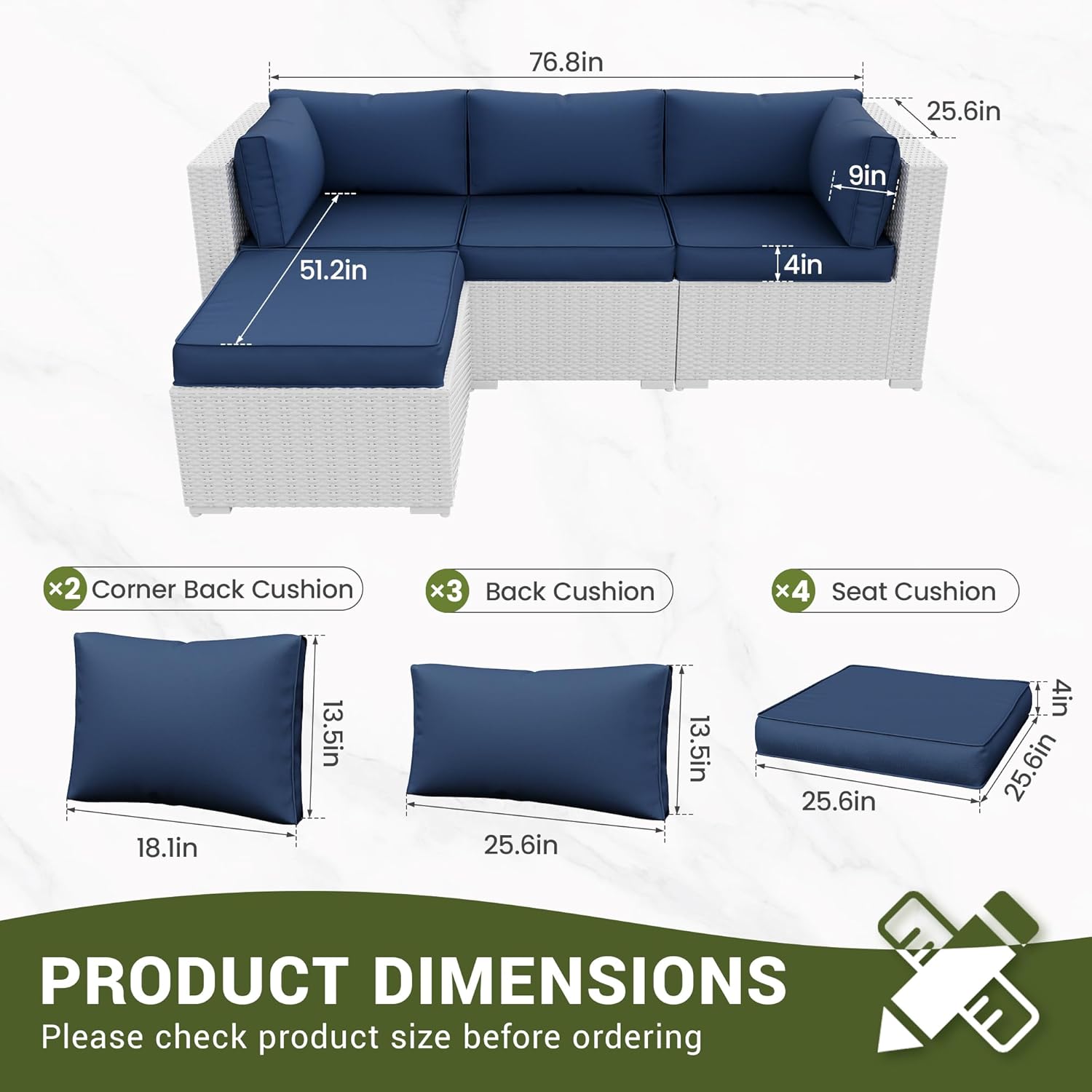 เบาะรองนั่งสำหรับเฟอร์นิเจอร์ก - Outdoor Furniture Replacement Fabric บทวิจารณ์และราคา