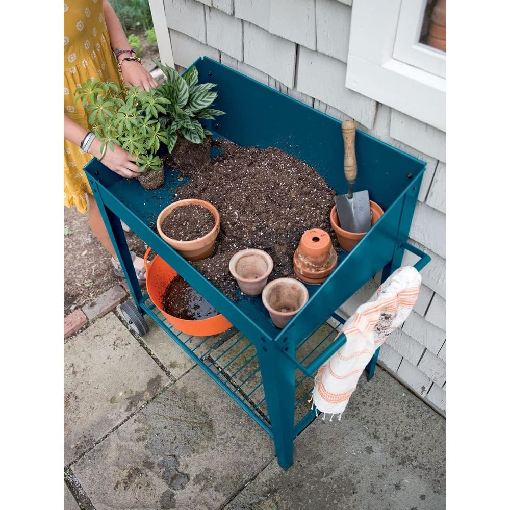 โต๊ะปลูกต้นไม้โลหะเดเมเทอร์พร้ - Garden Bench Metal บทวิจารณ์และราคา