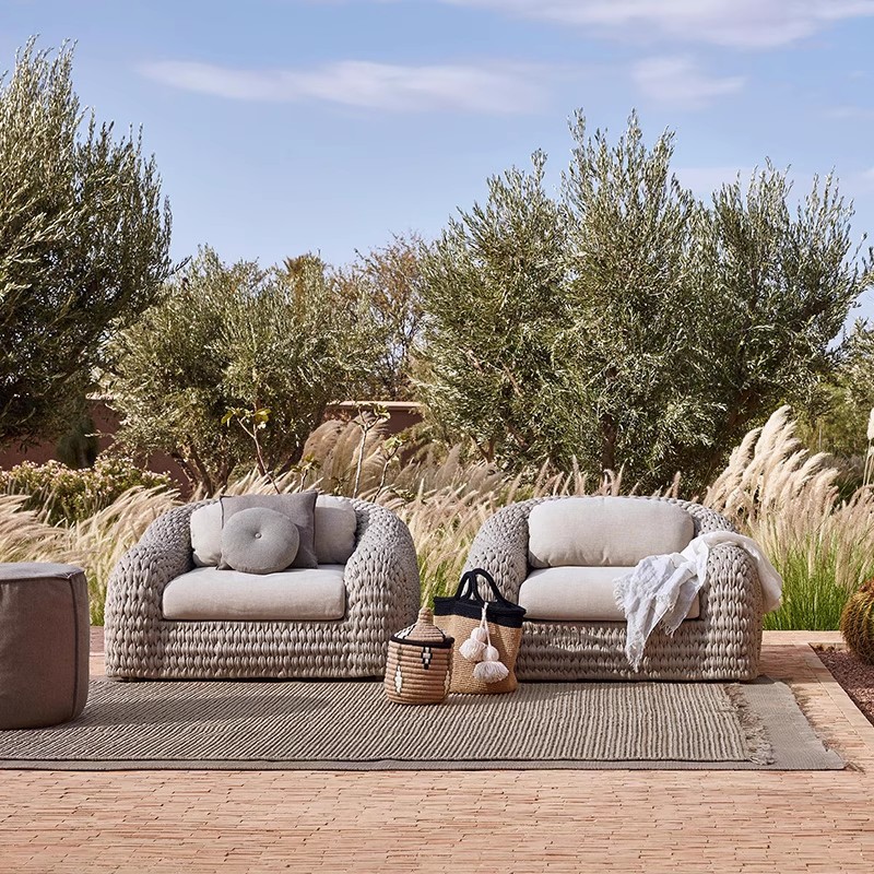ชุดโซฟาหวายกลางแจ้ง HYS สำหรับ - Outdoor Furniture Teak บทวิจารณ์และราคา