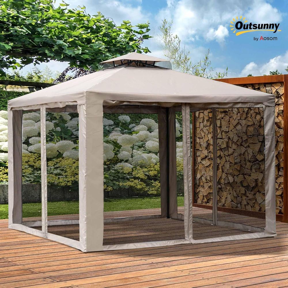 ศาลาพักผ่อนกลางแจ้งขนาด 9.6' x - Outdoor Furniture Patio บทวิจารณ์และราคา