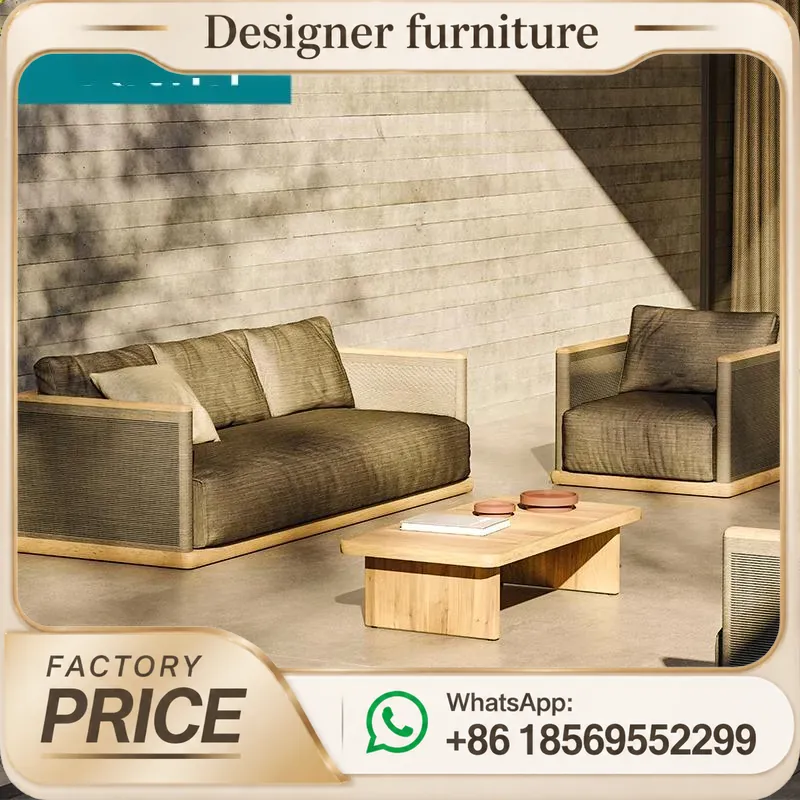 ชุดโซฟาถักเชือกสำหรับกลางแจ้ง  - Outdoor Furniture Teak บทวิจารณ์และราคา