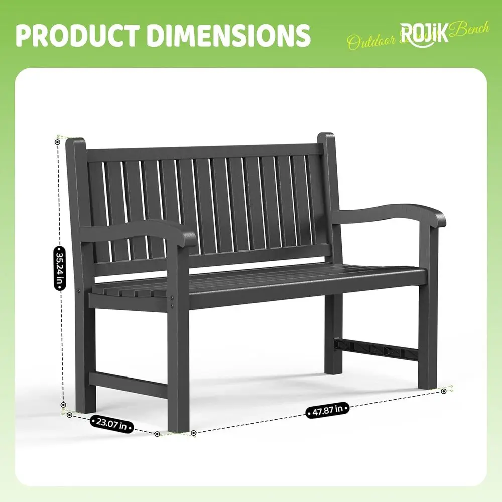 ม้านั่งเรซินสำหรับ 2 คน, ที่นั - Garden Bench Metal บทวิจารณ์และราคา