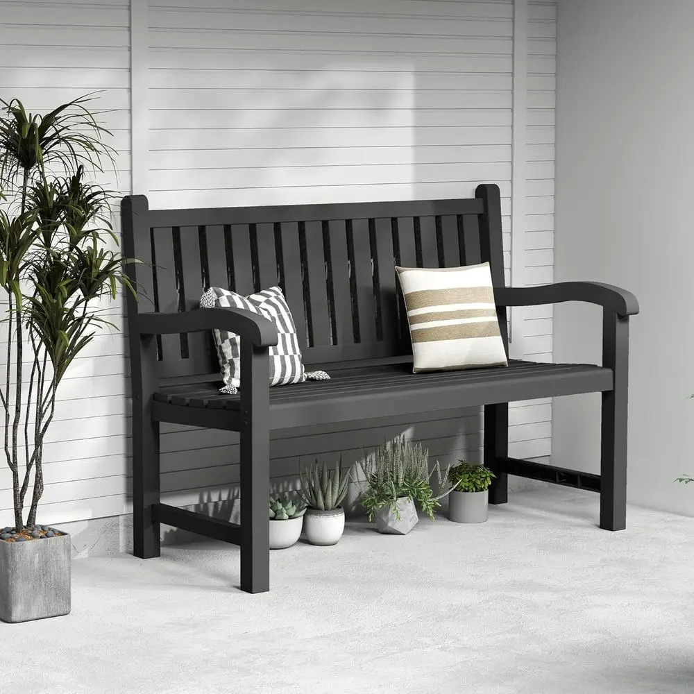 ม้านั่งเรซินสำหรับ 2 คน, ที่นั - Garden Bench Metal บทวิจารณ์และราคา
