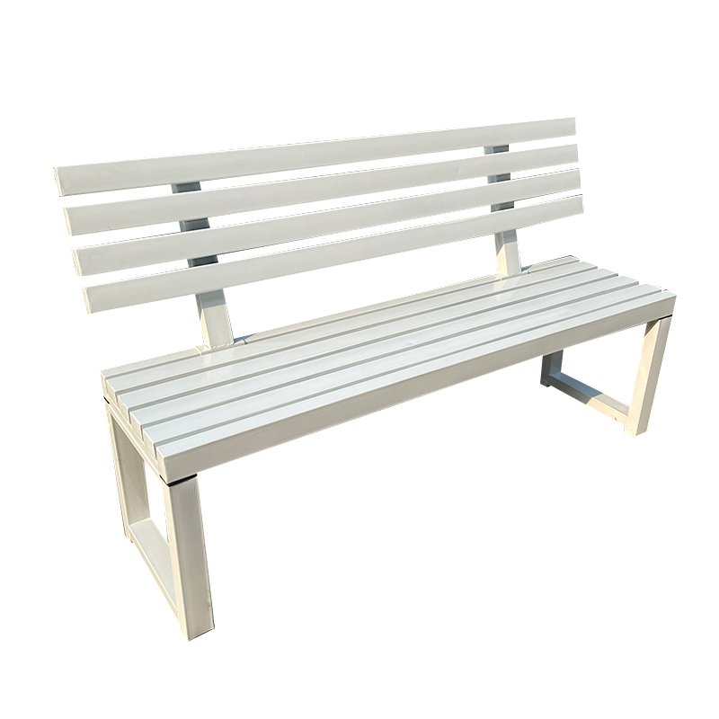 เก้าอี้เหล็กดัดสีขาวมีพนักพิง  - Garden Bench Metal บทวิจารณ์และราคา