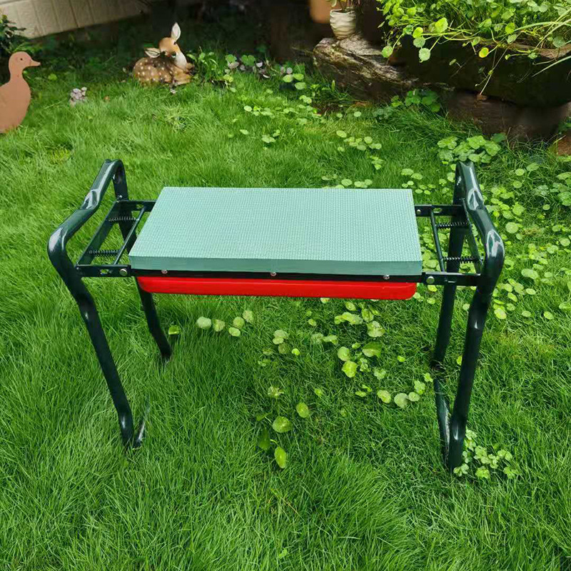 เก้าอี้นั่งทำสวนแบบพับได้ 2 in - Garden Bench Metal บทวิจารณ์และราคา