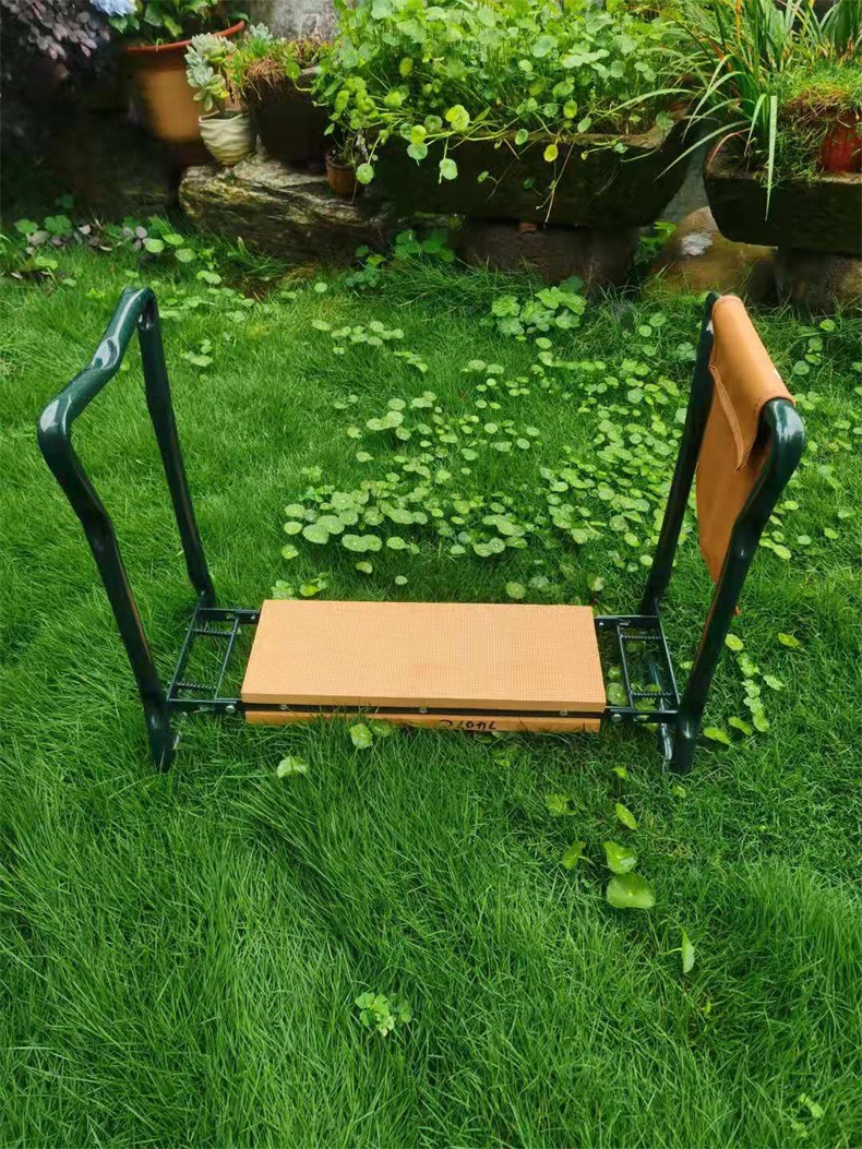 เก้าอี้นั่งทำสวนแบบพับได้ 2 in - Garden Bench Metal บทวิจารณ์และราคา
