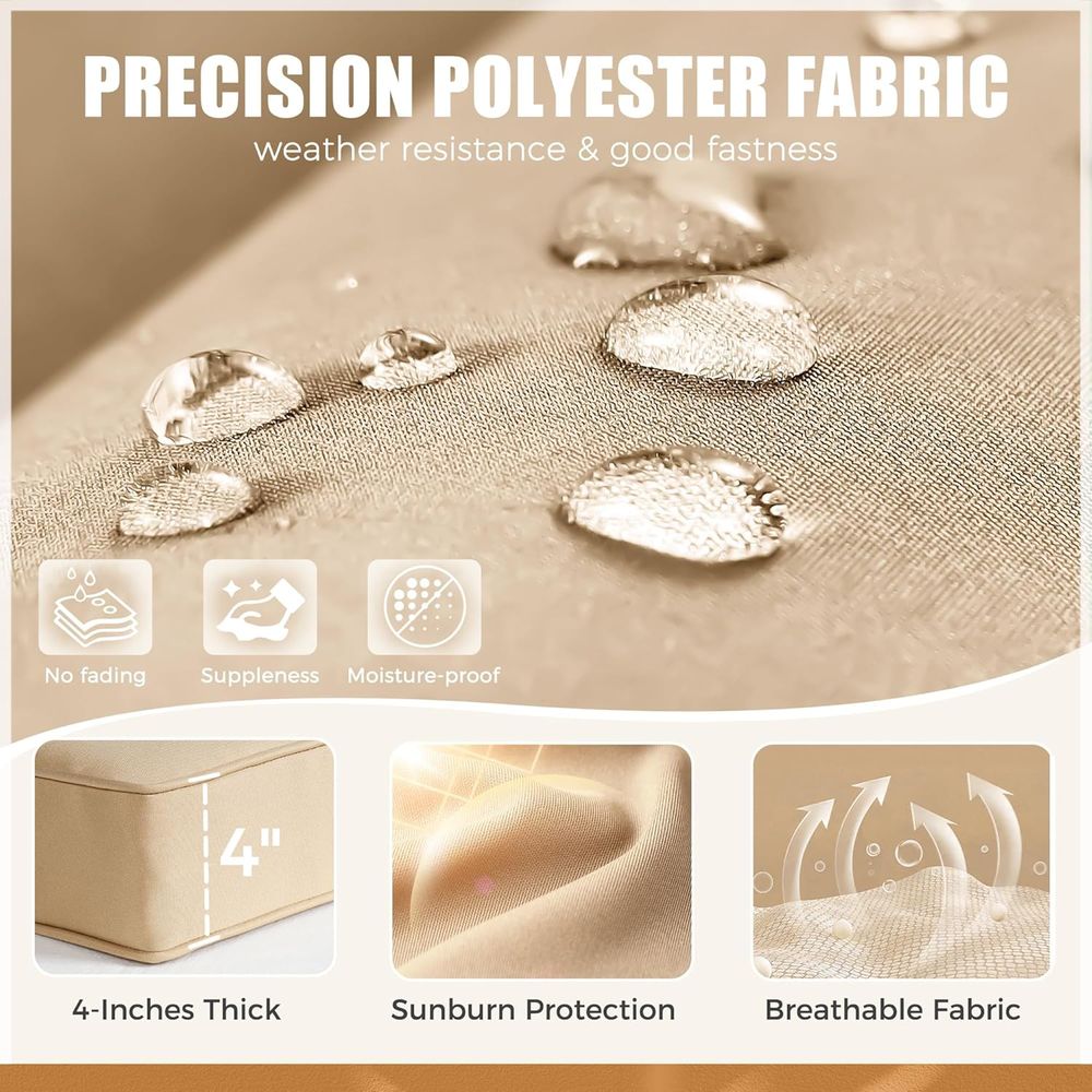 เบาะรองนั่งสำหรับเตียงนอนกลางแ - Outdoor Furniture Replacement Fabric บทวิจารณ์และราคา
