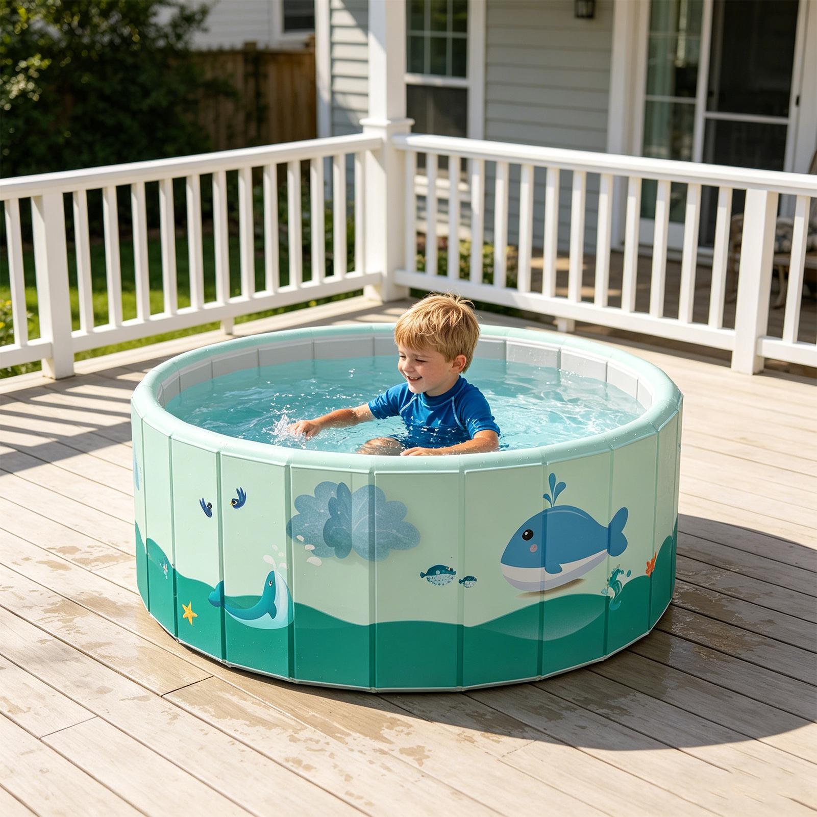 สระว่ายน้ำพับได้แบบเป่าลม PVC  - Inflatable Hot Tub บทวิจารณ์และราคา