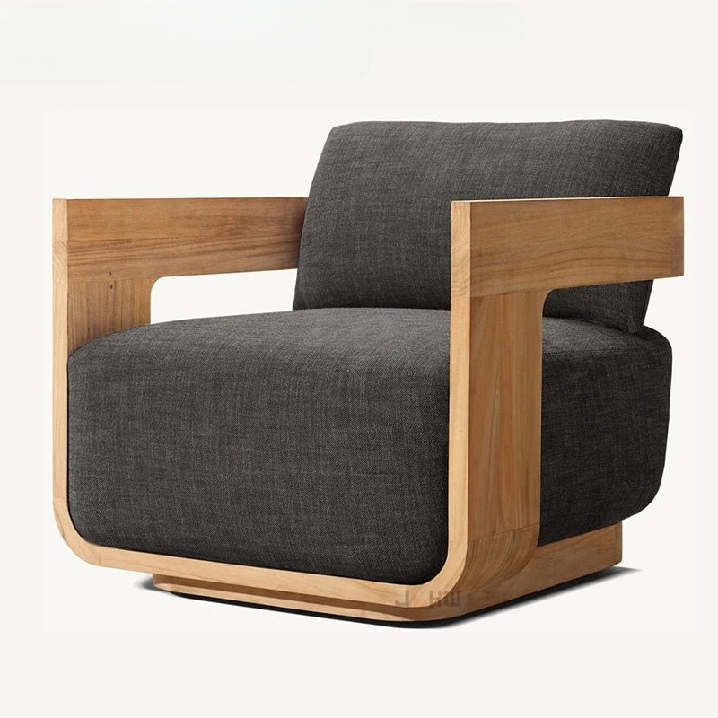 โซฟาพร้อมเบาะกันน้ำและกันรังสี - Outdoor Furniture Teak บทวิจารณ์และราคา