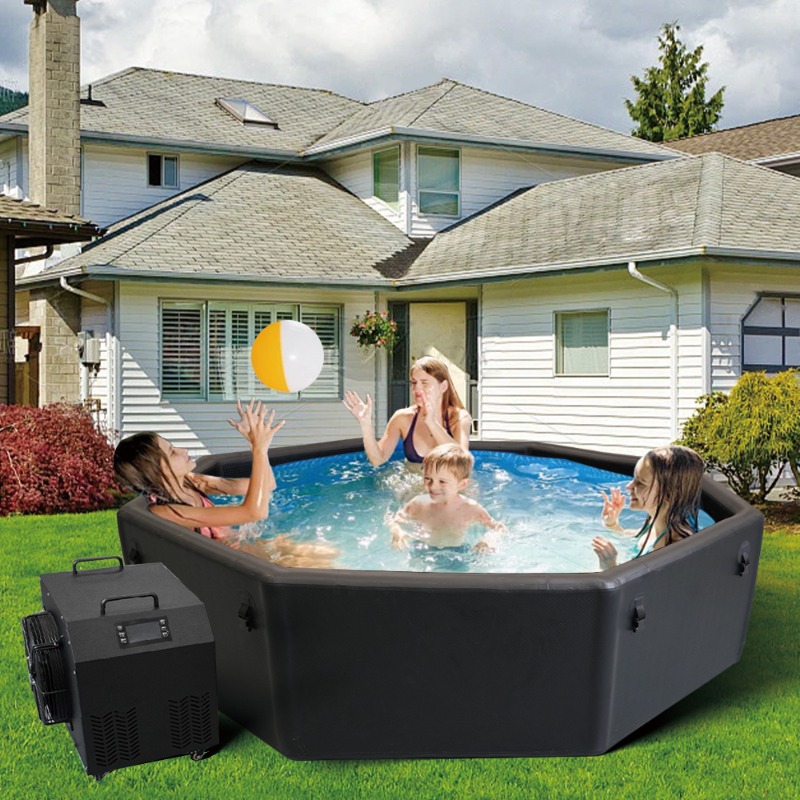 อ่างน้ำร้อนพับได้แบบพกพา รูปทร - Inflatable Hot Tub บทวิจารณ์และราคา