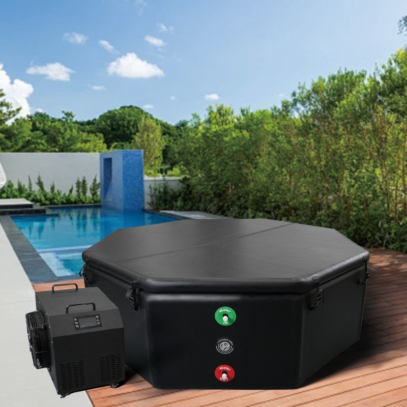 อ่างน้ำร้อนพับได้แบบพกพา รูปทร - Inflatable Hot Tub บทวิจารณ์และราคา