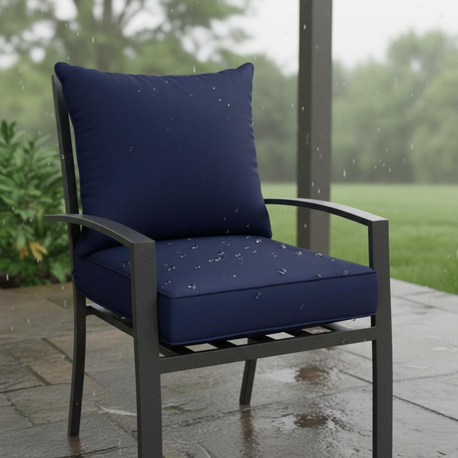 แผ่นรองเก้าอี้ลานบ้านแบบซ่อนได - Outdoor Furniture Patio บทวิจารณ์และราคา