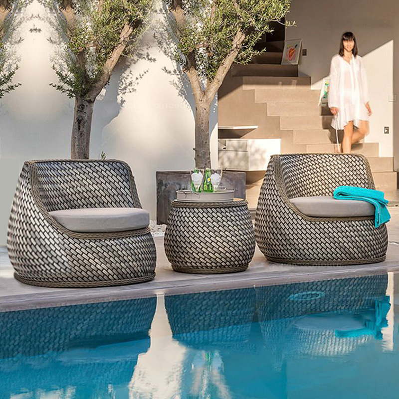 ชุดเฟอร์นิเจอร์สวนไม้สไตล์นอร์ - Rattan Lounge Set บทวิจารณ์และราคา