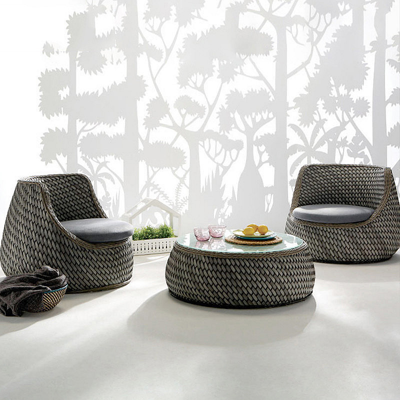 ชุดเฟอร์นิเจอร์สวนไม้สไตล์นอร์ - Rattan Lounge Set บทวิจารณ์และราคา
