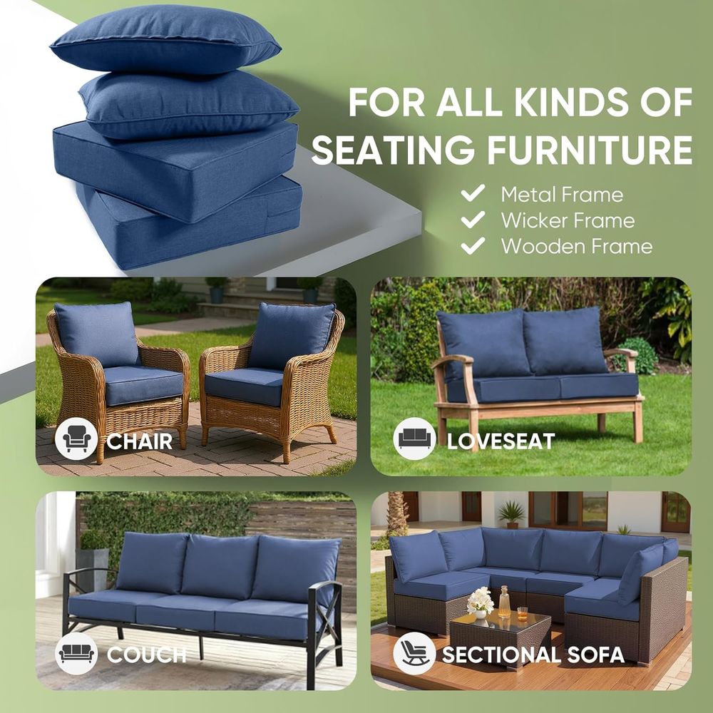 เบาะรองนั่งสำหรับเฟอร์นิเจอร์ก - Outdoor Furniture Replacement Fabric บทวิจารณ์และราคา